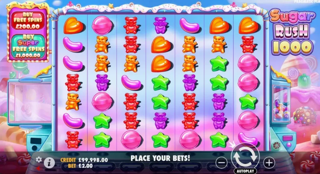 Var spela Sugar Rush — lobbyöversikt